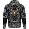 Yak Skull And Equipment with Bandana Paisley Style Viking Hoodie For Men Women