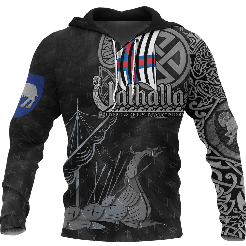 Viking Faroe Island Drakkar Hoodie Viking Hoodie For Men Women