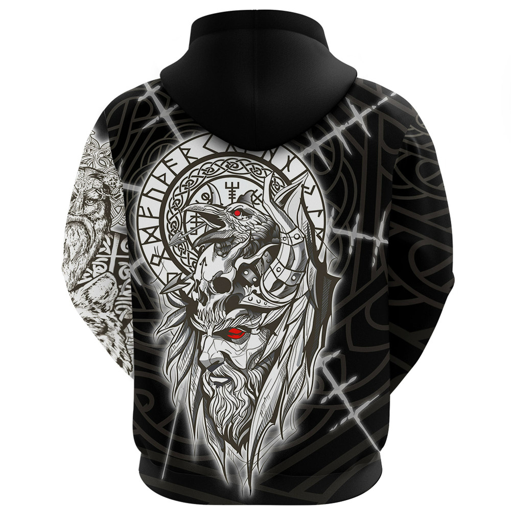 Odin Viking All Over Print Hoodie Viking Hoodie For Men Women