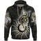 Viking Gold Fenrir WolfBlue Version Zip Hoodie Viking Hoodie For Men Women