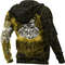 Viking Odin Gold Zip Hoodie Viking Hoodie For Men Women 1