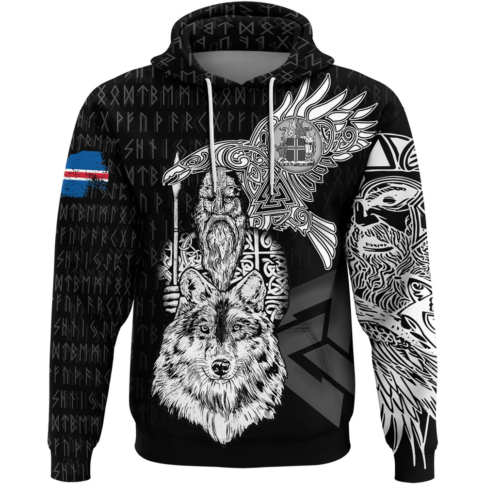 Viking Iceland Odin Hoodie Viking Hoodie For Men Women
