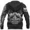 Valkyrie Metal Zip Hoodie Viking Hoodie For Men Women