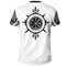 Tattoo All Over Print Viking T Shirt For Men Women