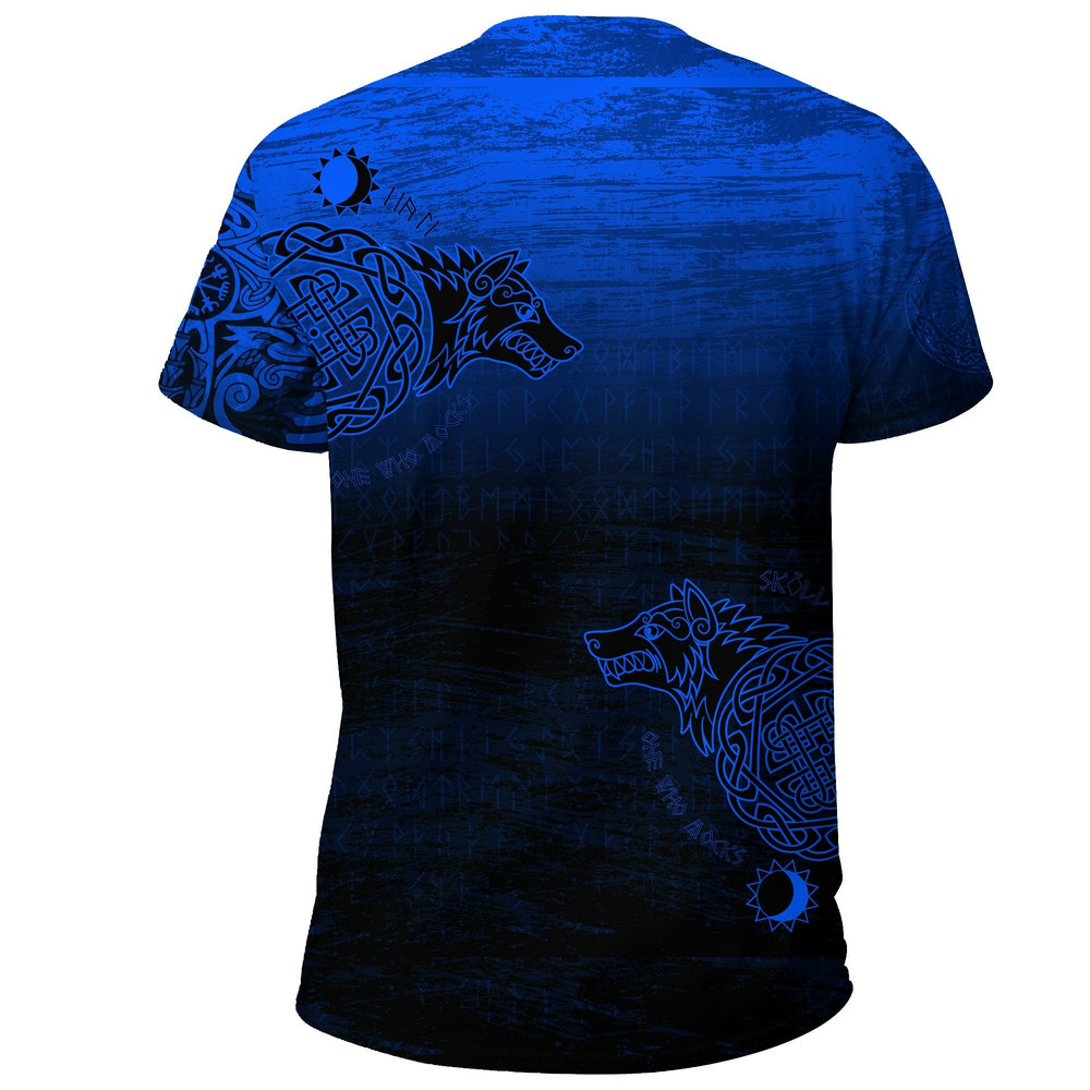 Skoll And Hati Viking T Shirt For Men Women