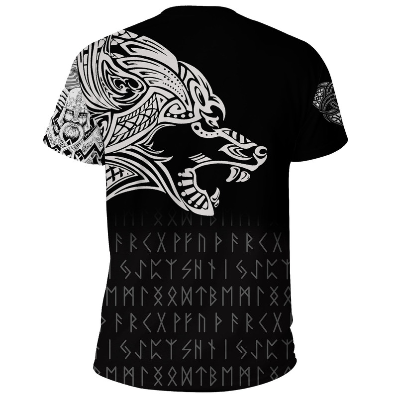 Fenrir Tatoo TShirt Viking T Shirt For Men Women