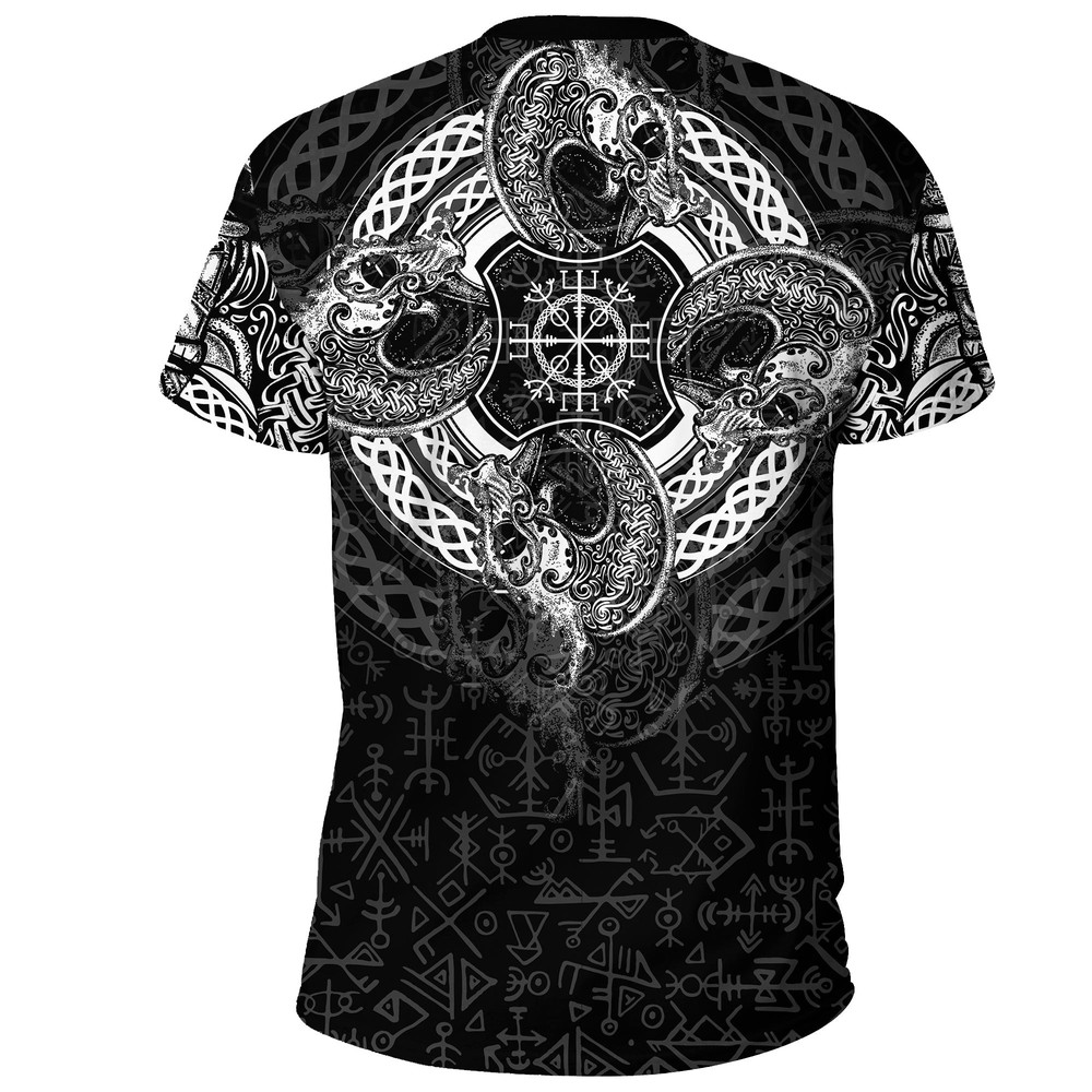 Dragon Celtic Viking T Shirt For Men Women