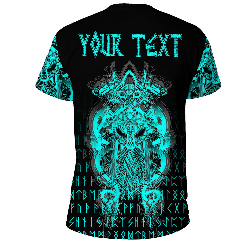 Tyr Tattoo Cyan TShirt Viking T Shirt For Men Women