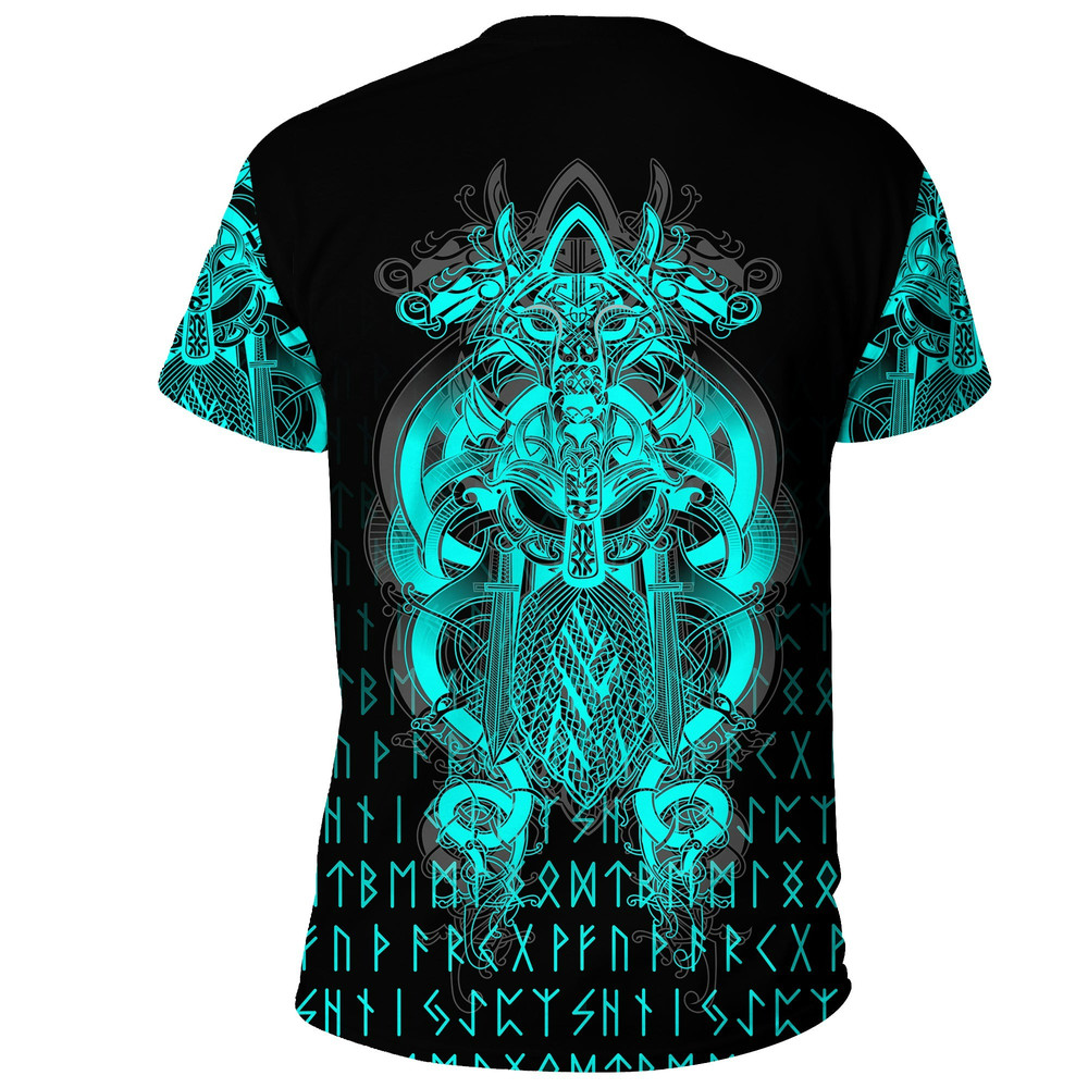 Tyr Tattoo Cyan TShirt Viking T Shirt For Men Women 1