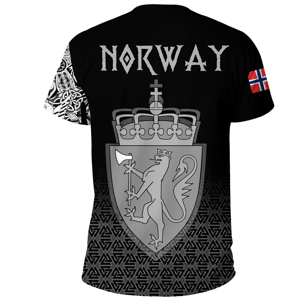 Norway Coat Of Arms Viking T Shirt For Men Women