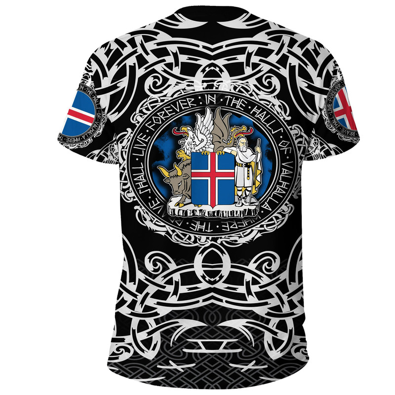 Iceland Viking Pattern Viking T Shirt For Men Women