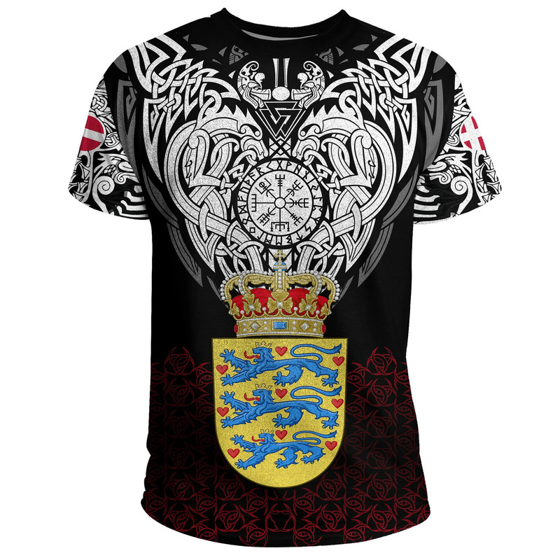 Denmark Viking Symbol Viking T Shirt For Men Women