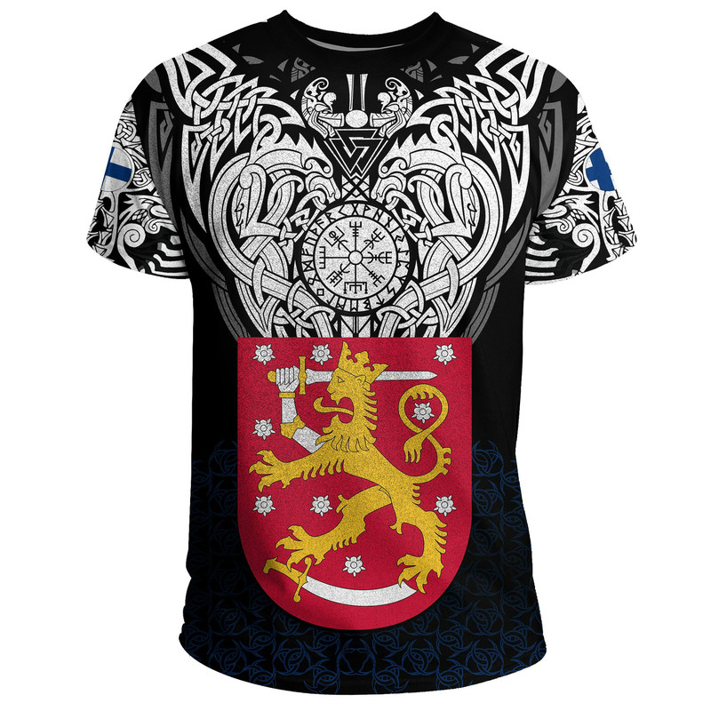 Finland Viking Symbol Viking T Shirt For Men Women