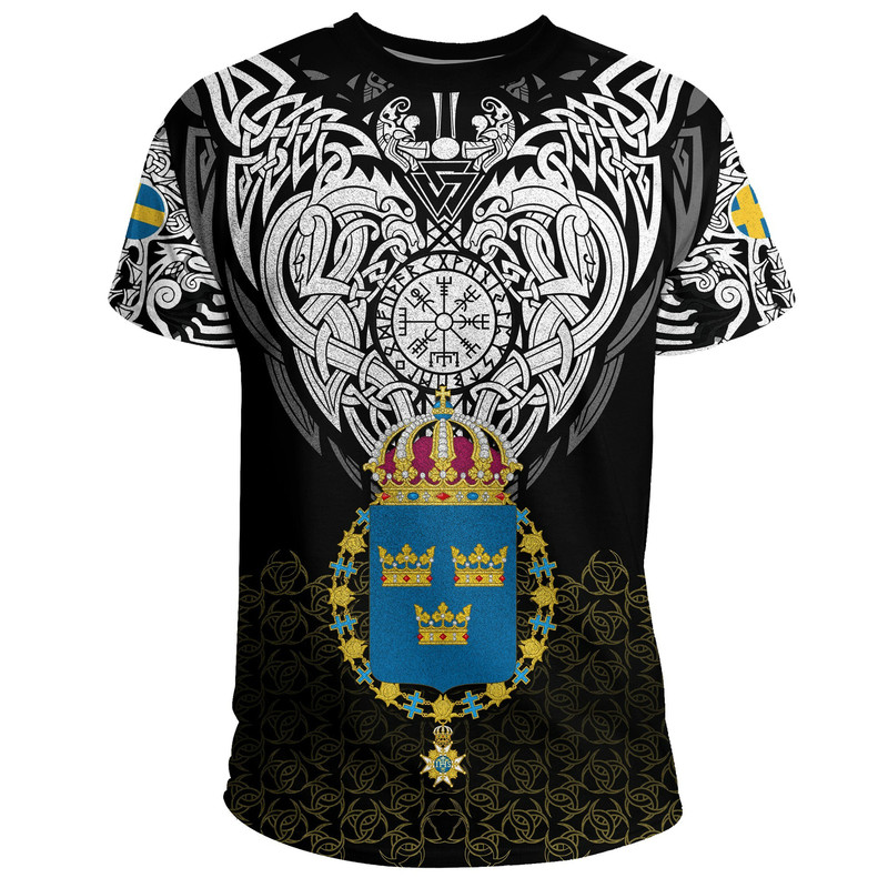 Sweden Viking Symbol Viking T Shirt For Men Women