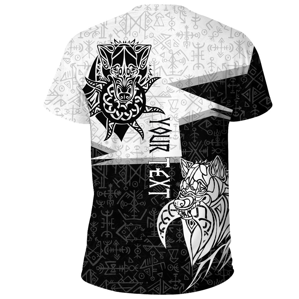 Skoll and Hati New Style Viking T Shirt For Men Women 1