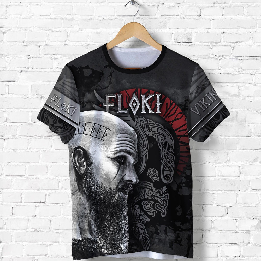 FLOKI Art Viking T Shirt For Men Women