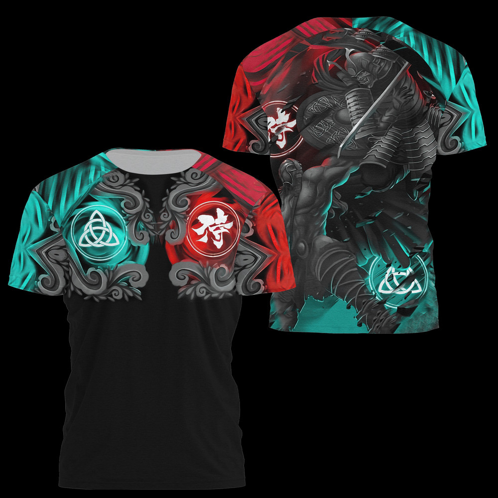 Viking Japan 3D Viking T Shirt For Men Women