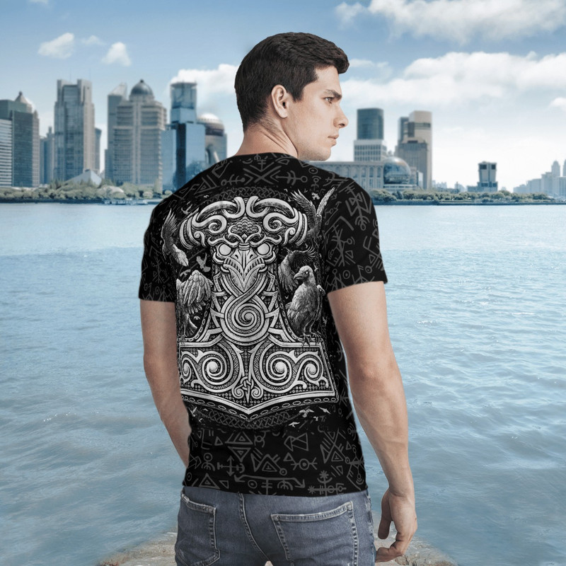 Viking FENRIR HAMMER TShirt Viking T Shirt For Men Women