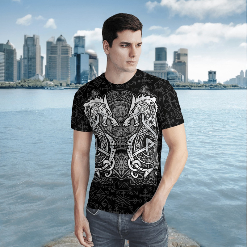 Viking FENRIR HAMMER TShirt Viking T Shirt For Men Women