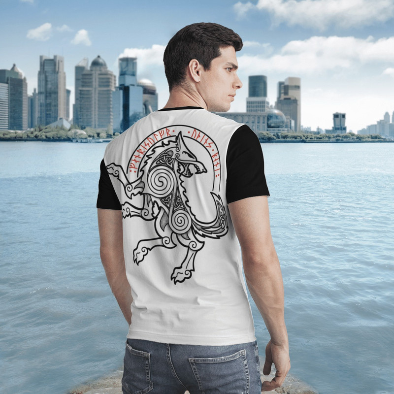 WARRIOR FENRIR Viking TShirt Viking T Shirt For Men Women