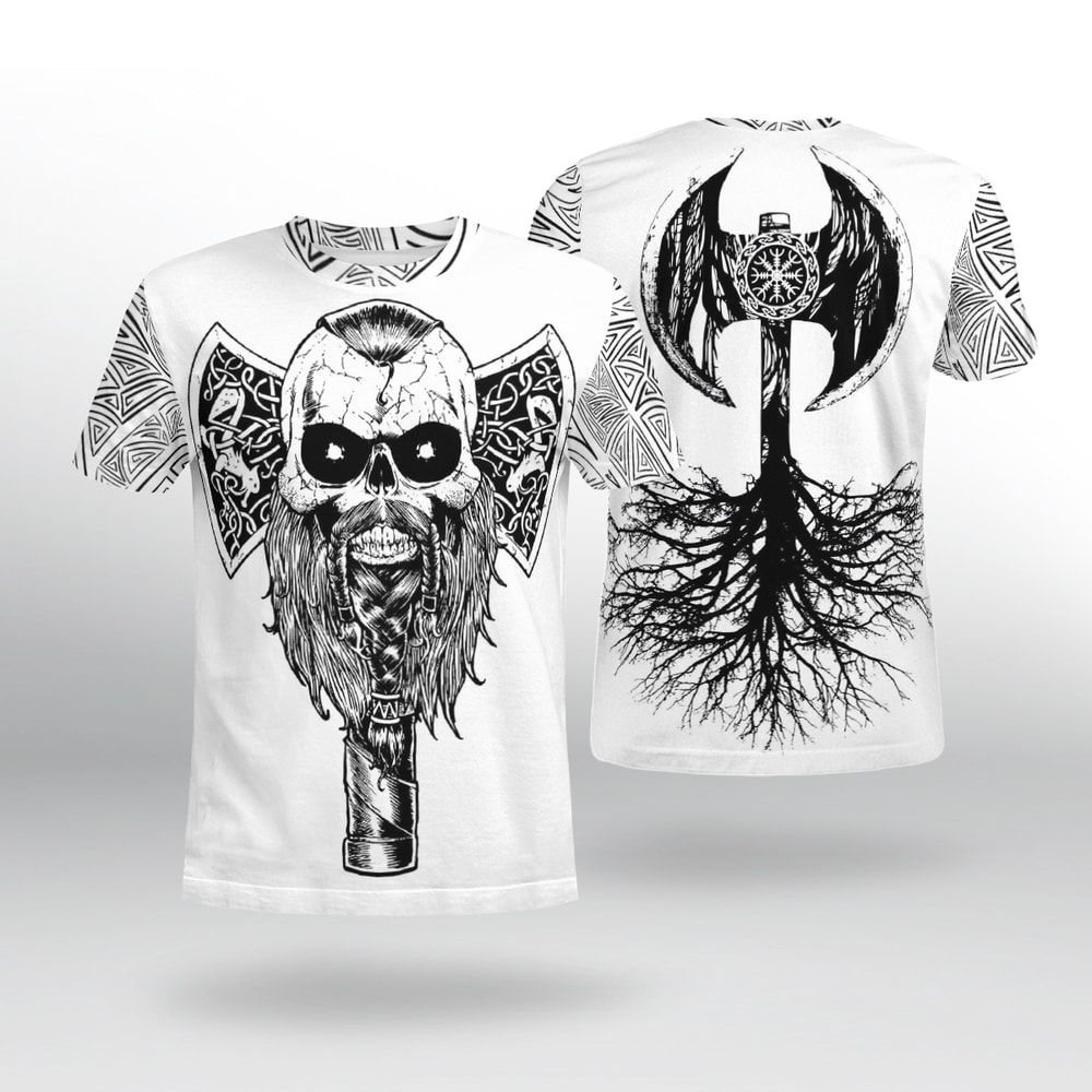 HAMMER TREE AXE Viking TShirt Viking T Shirt For Men Women