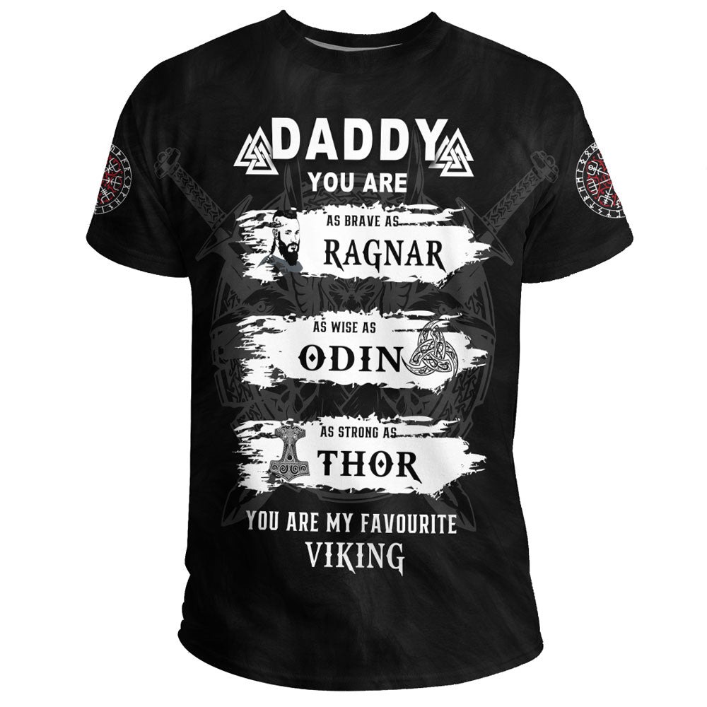 Viking Daddy Tshirt Viking T Shirt For Men Women
