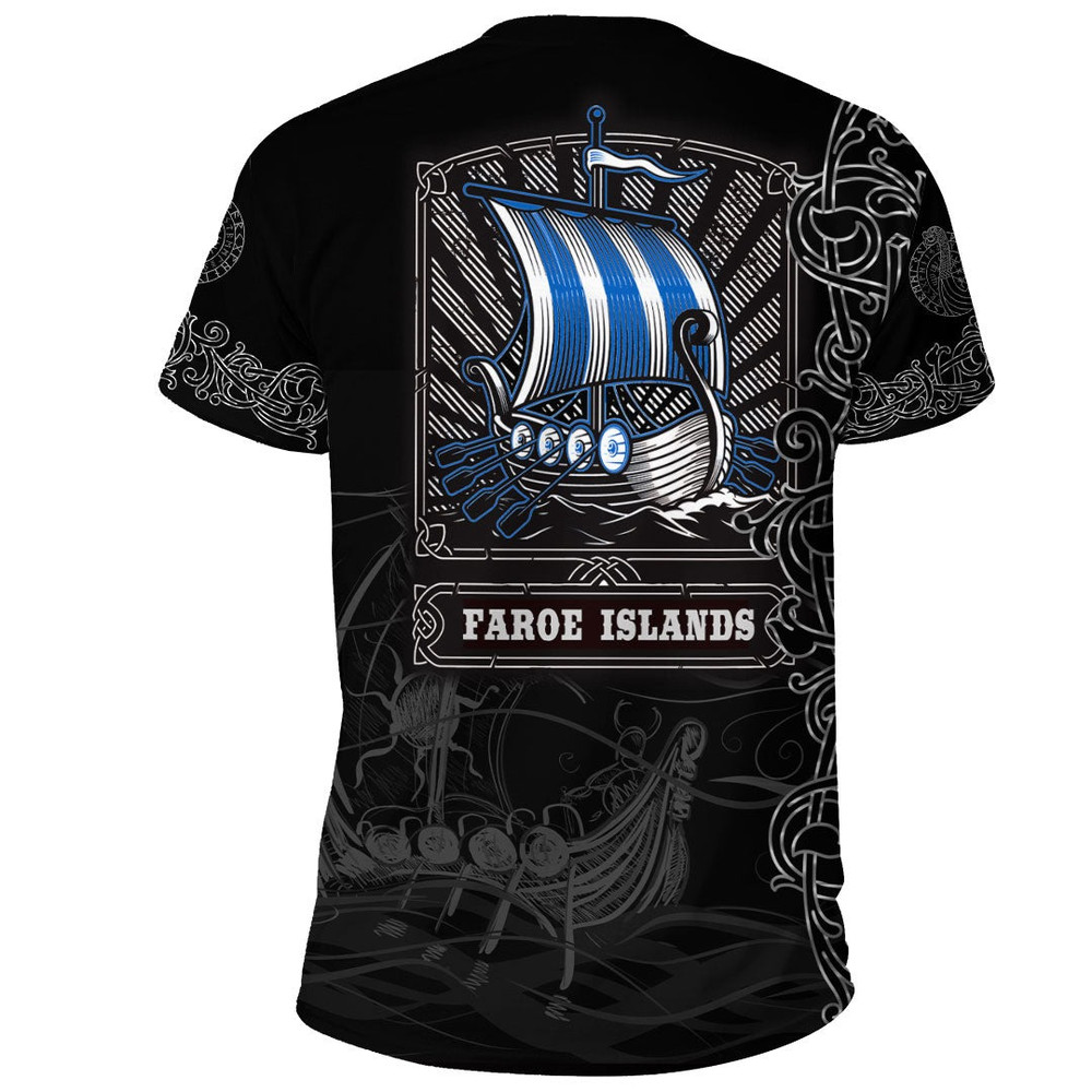 Viking Drakkar Faroe Islands Warship TShirt Viking T Shirt For Men Women