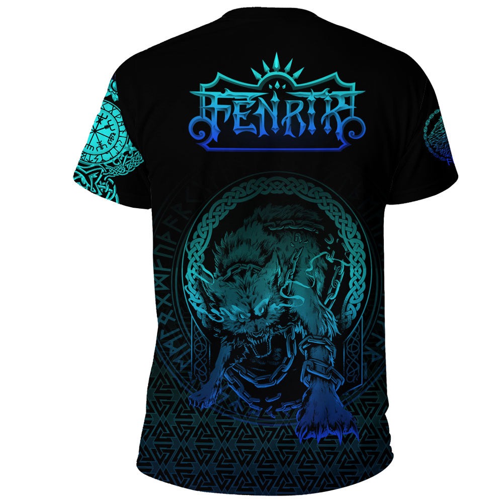 Viking Fenrir Norse 3D Special Tshirt Viking T Shirt For Men Women