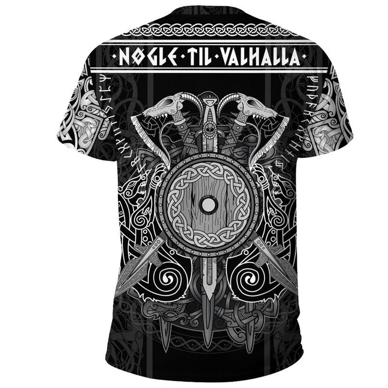 Viking Valknut Valhalla Celtic Tshirt Viking T Shirt For Men Women