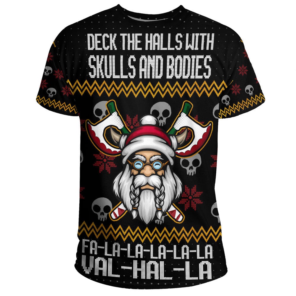 Viking Santa In Valhalla Tshirt Viking T Shirt For Men Women