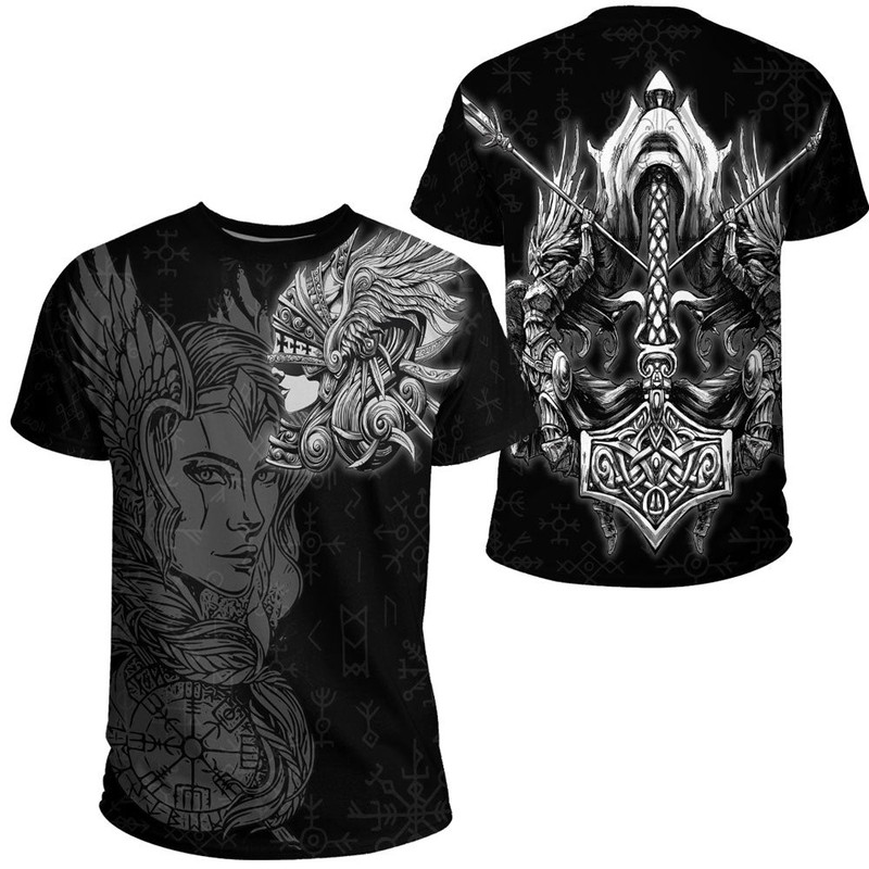 Viking Valkyrie TShirt Viking T Shirt For Men Women