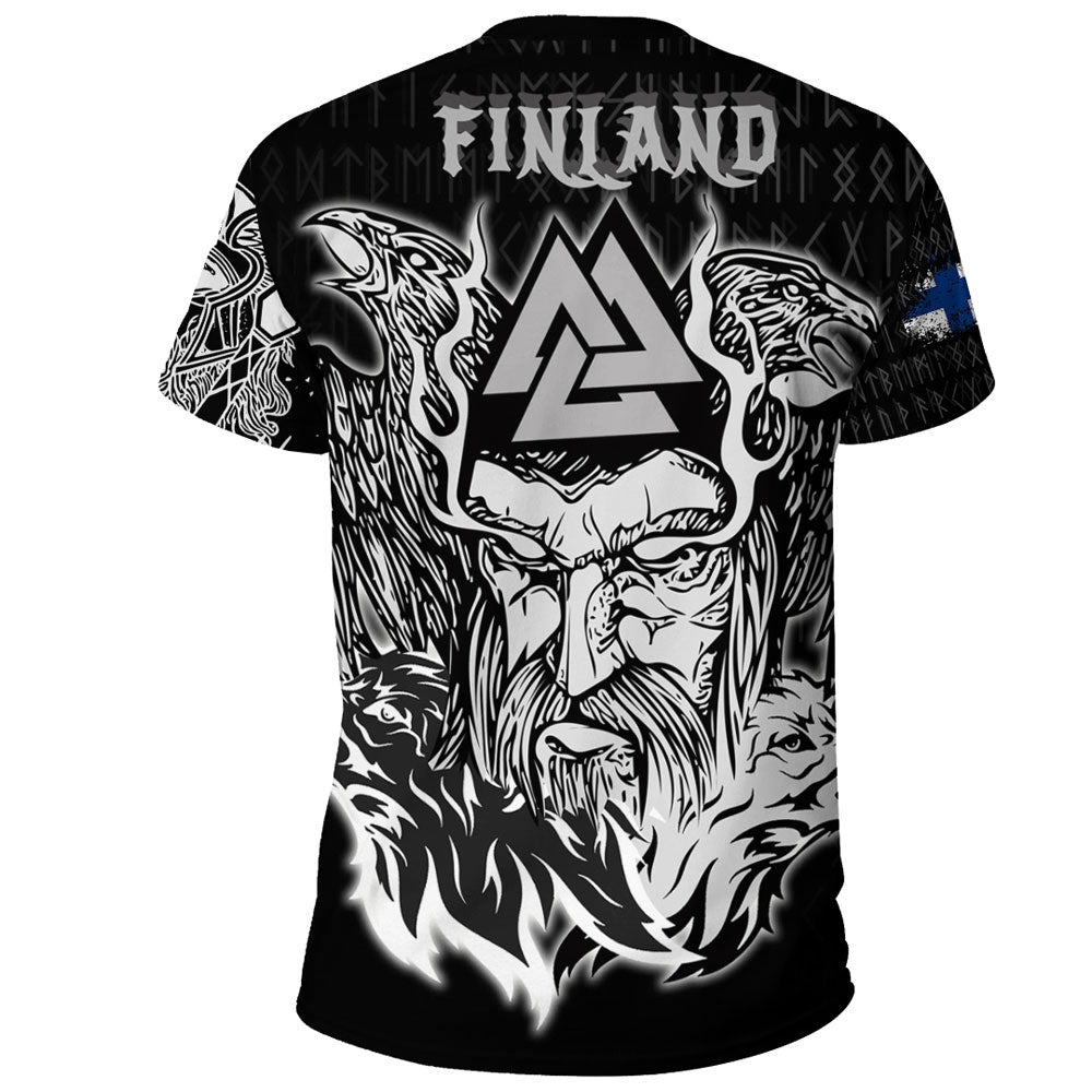 Viking Finland Odin TShirt Viking T Shirt For Men Women