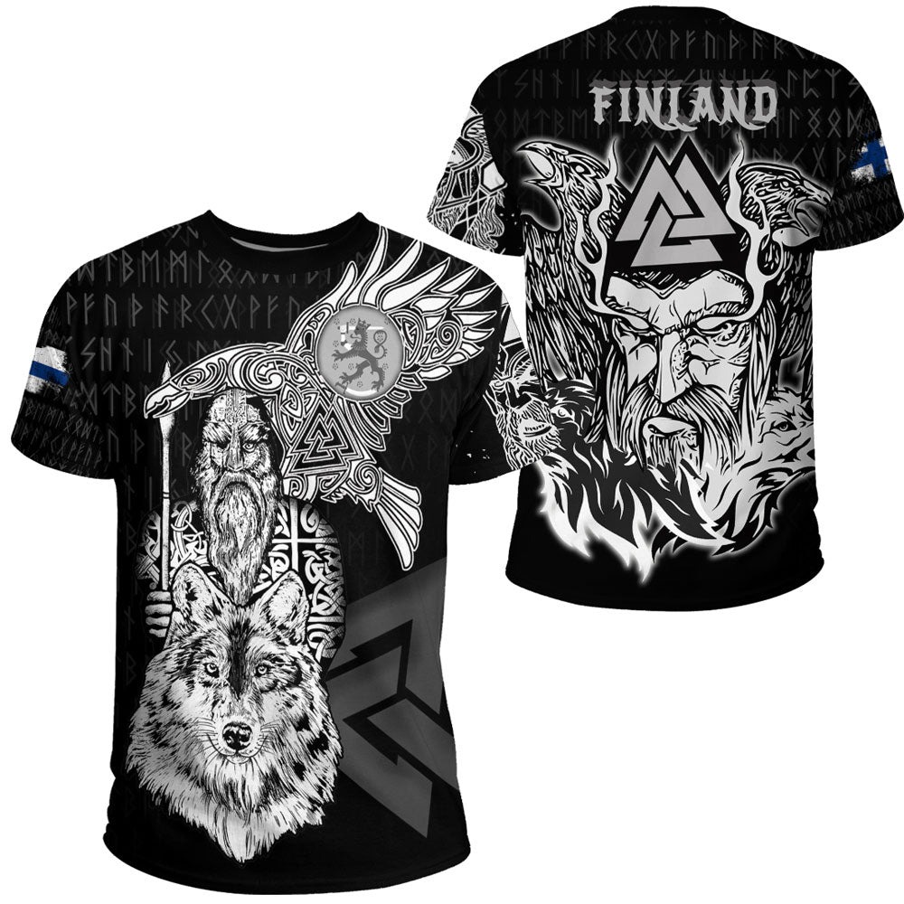 Viking Finland Odin TShirt Viking T Shirt For Men Women