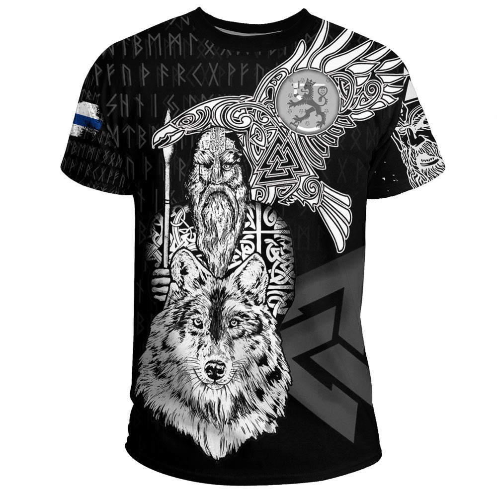 Viking Finland Odin TShirt Viking T Shirt For Men Women