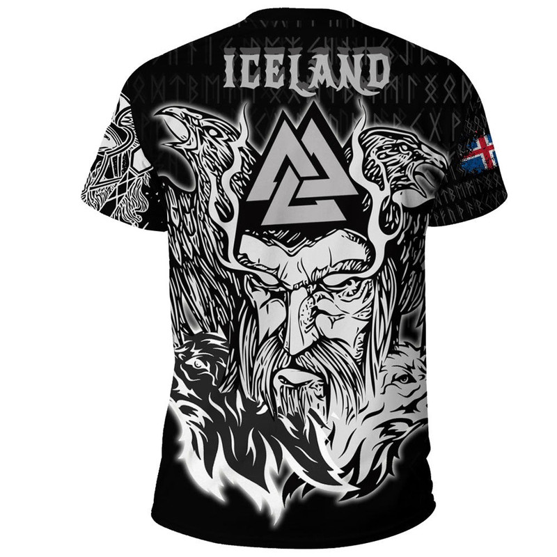 Viking Iceland Odin TShirt Viking T Shirt For Men Women