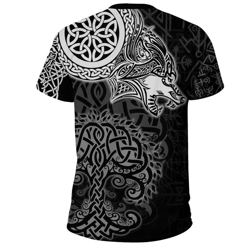 Viking Wolf TShirt Viking T Shirt For Men Women