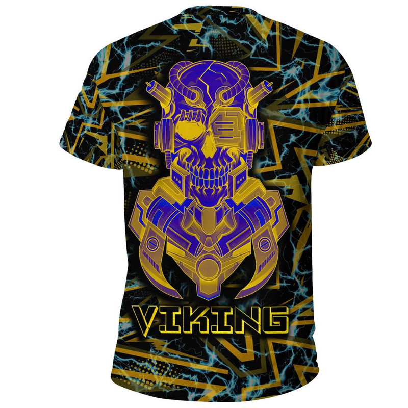 Viking 3D Robo Warrior TShirt Viking T Shirt For Men Women