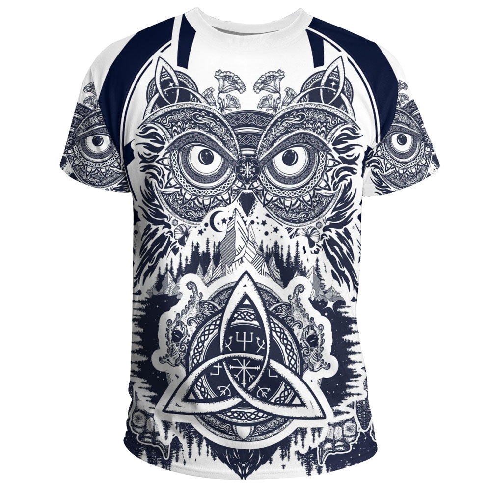 Viking Owl Celtic Norse God of Thunder TShirt Viking T Shirt For Men Women