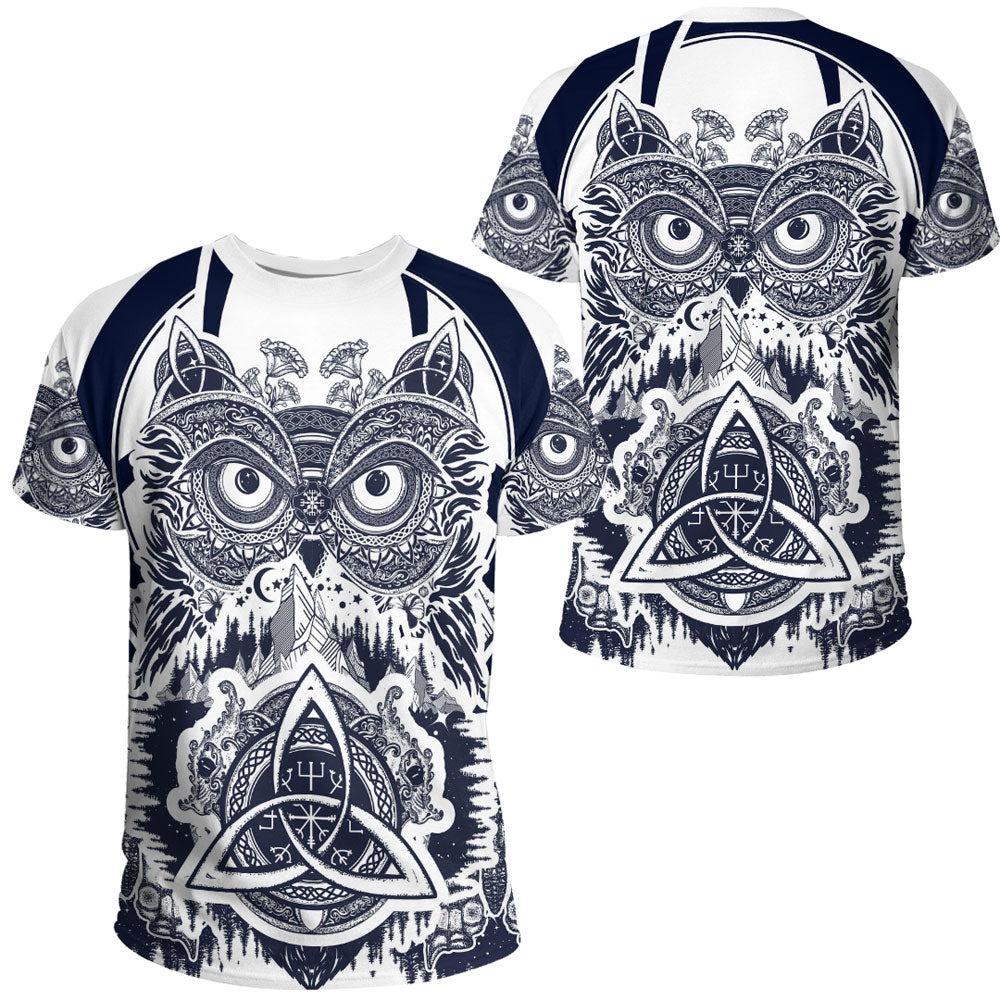 Viking Owl Celtic Norse God of Thunder TShirt Viking T Shirt For Men Women