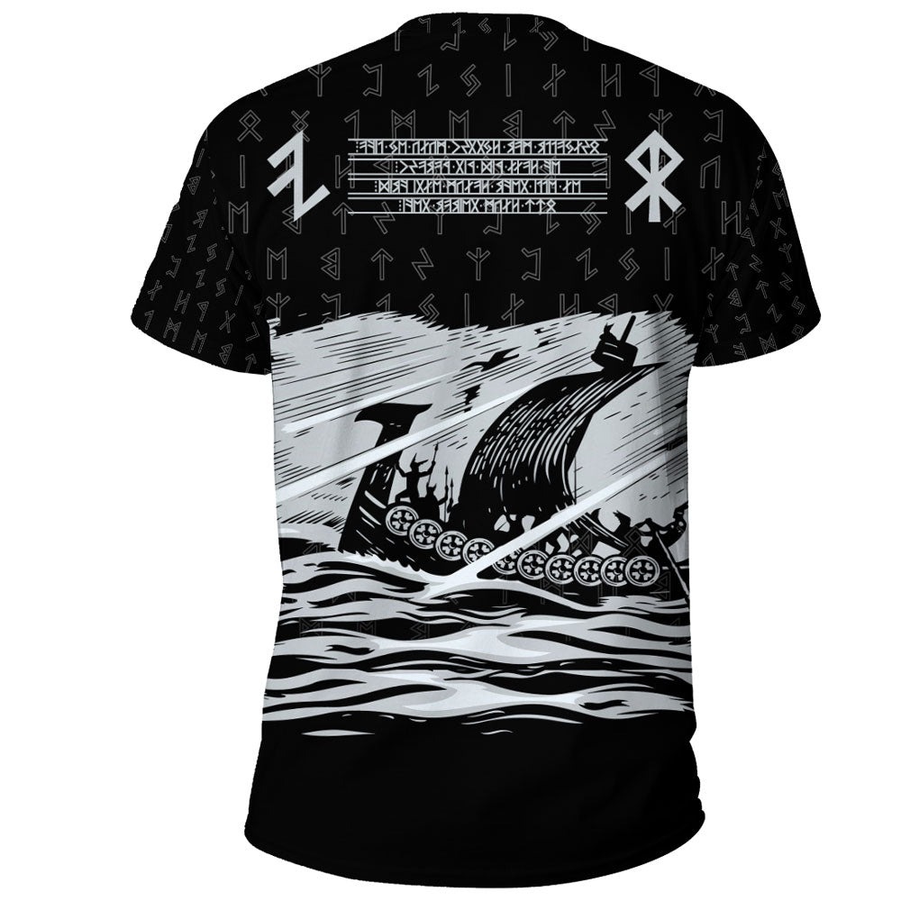 Viking Drakkar Vintage Norse God of Thunder TShirt Viking T Shirt For Men Women