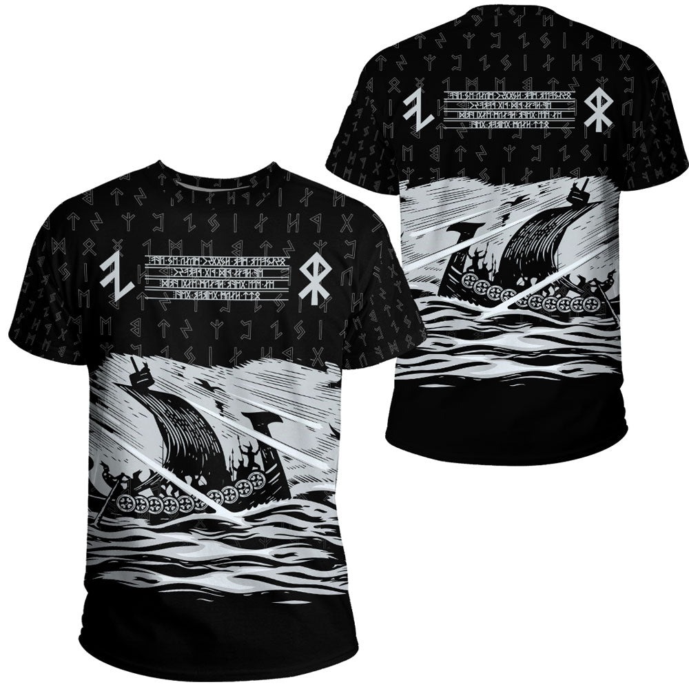 Viking Drakkar Vintage Norse God of Thunder TShirt Viking T Shirt For Men Women