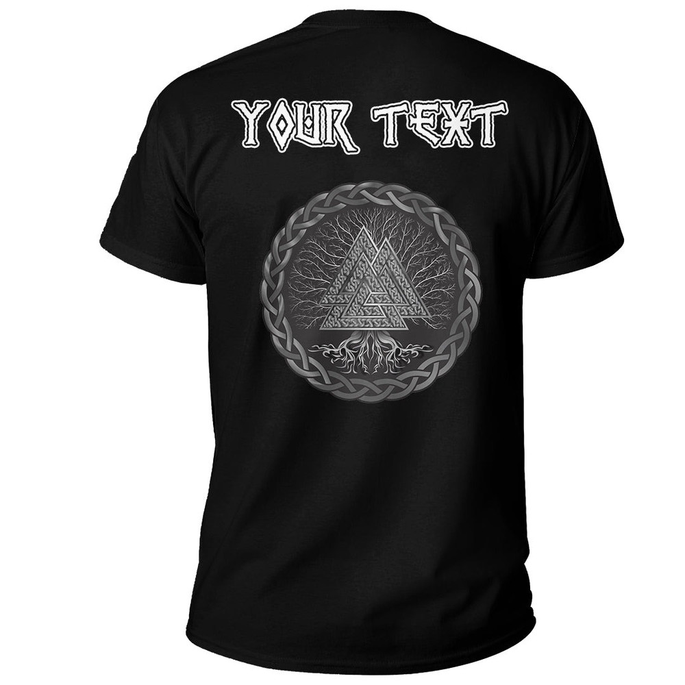 Custom Yggdrasil Symbol Basic TShirt Viking T Shirt For Men Women