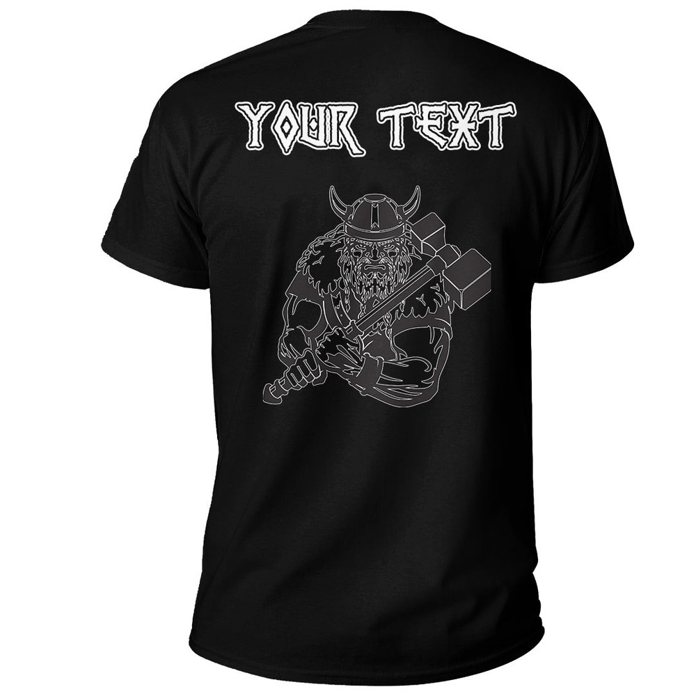 Custom With War Hammer Medieval Warrior Basic TShirt Viking T Shirt For Men Women