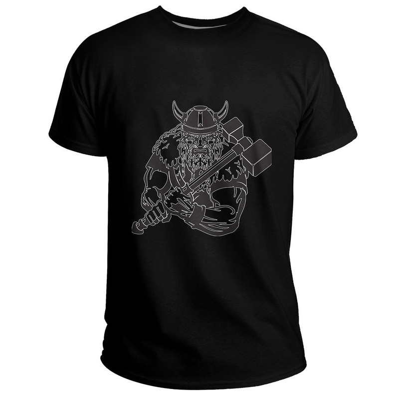 Custom With War Hammer Medieval Warrior Basic TShirt Viking T Shirt For Men Women
