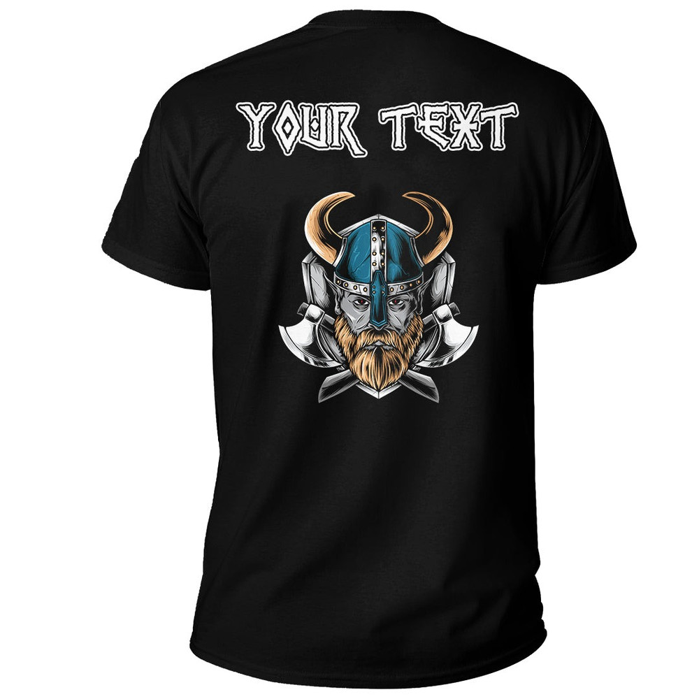 Custom Viking With Axe And Shield Basic TShirt Viking T Shirt For Men Women