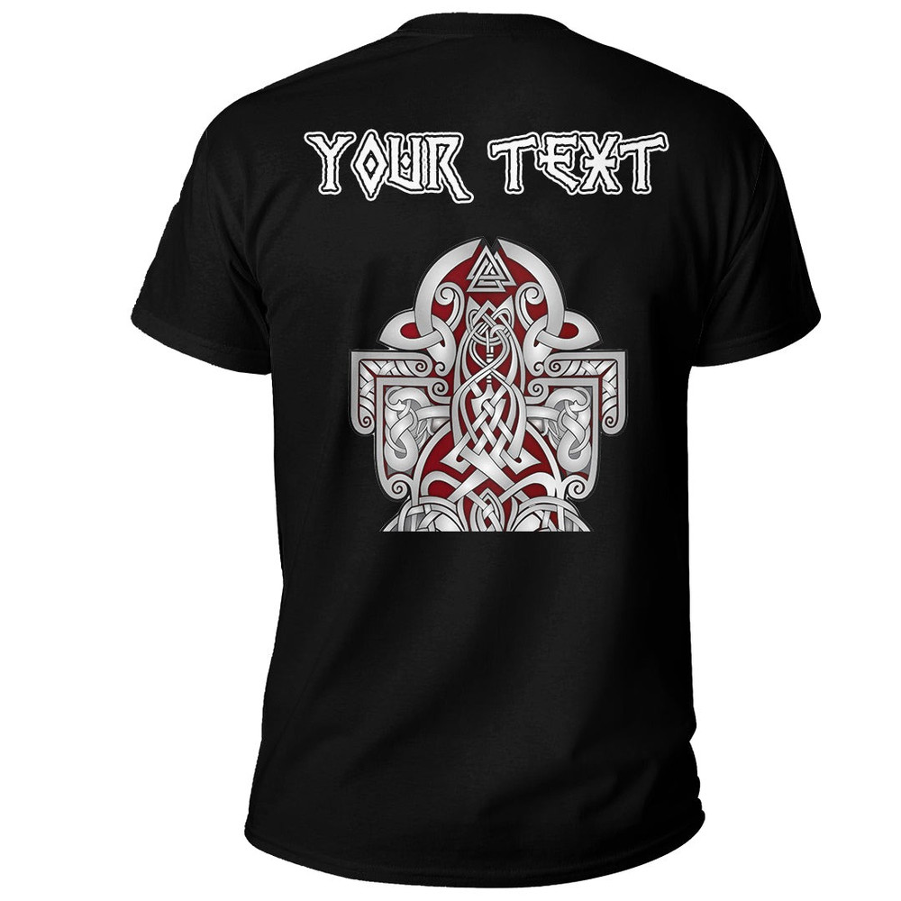 Custom Viking Valknut Pattern Basic TShirt Viking T Shirt For Men Women