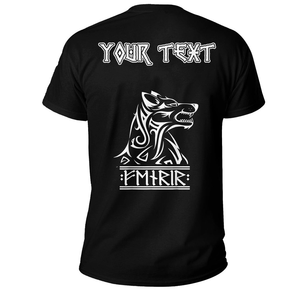 Custom Viking Fenrir Wolf Odin Thor Ragnarok Basic TShirt Viking T Shirt For Men Women