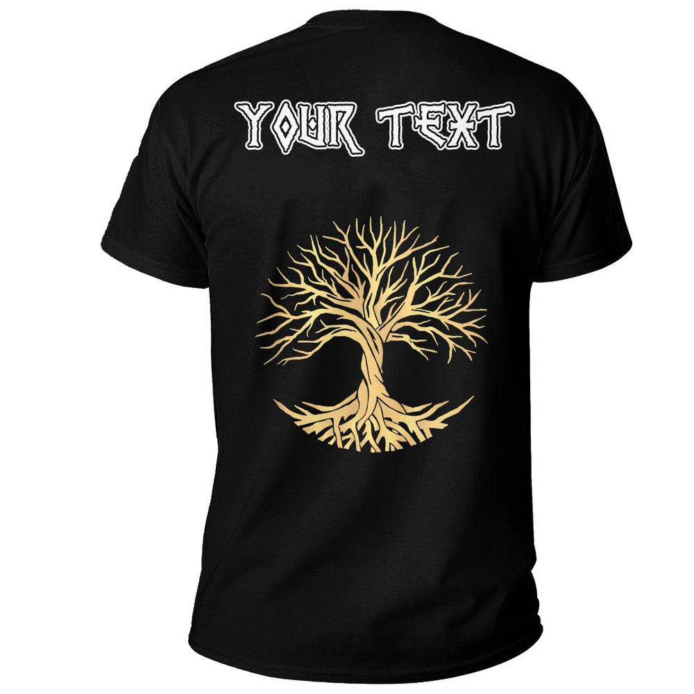 Custom Tree Of Life Celtic Celtic Viking Knotwork Basic TShirt Viking T Shirt For Men Women