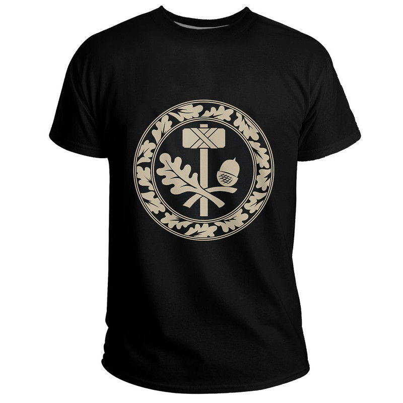 Custom Thors Hammer Mjolnir And The Scandinavian Oak Leaf Ornament Basic TShirt Viking T Shirt For