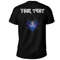 Custom The Valkyrie At The Starry Sky Through Which Flies Flock Of Birds Basic TShirt Viking T Shi